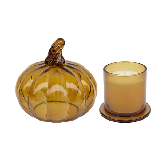 Scented Candle in Pumpkin Cloche by Ashland®